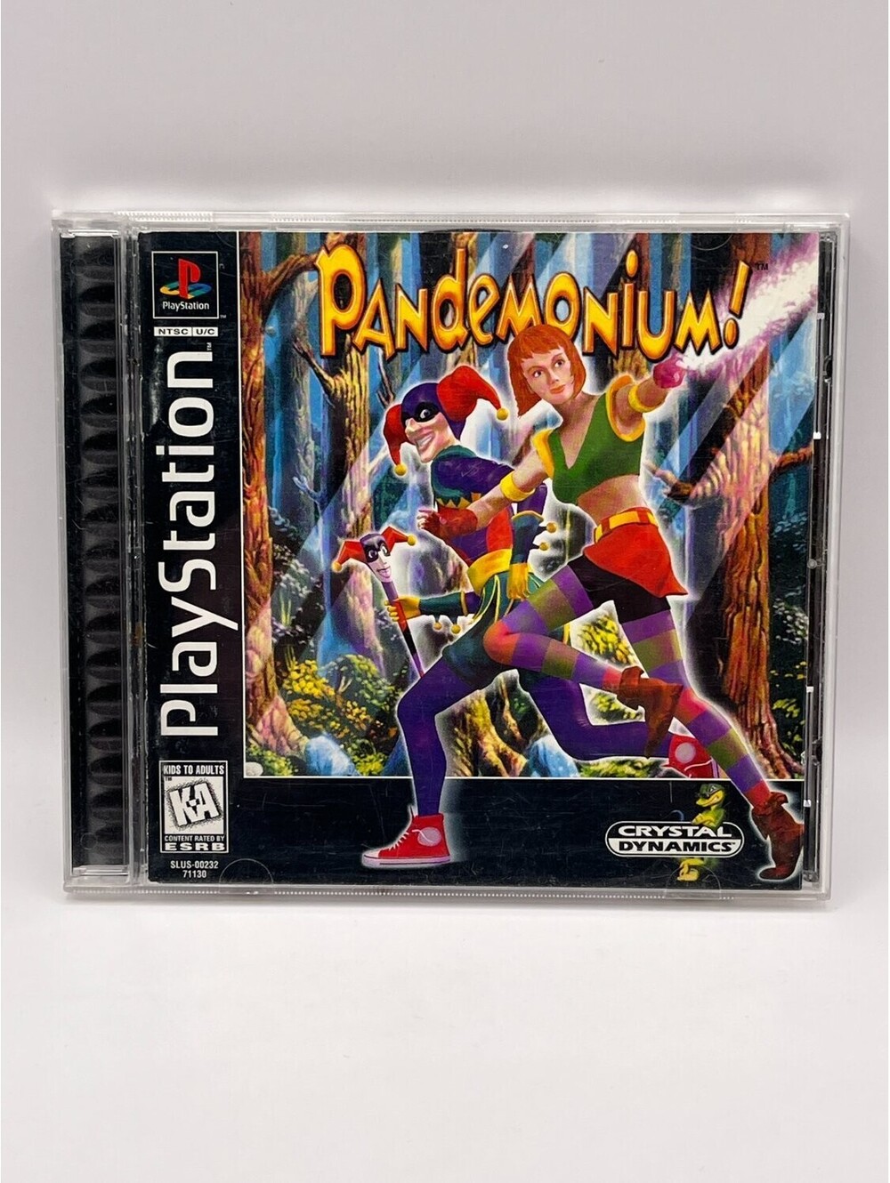 Pandemonium Sony PlayStation 1 PS1 1996 Video Game CIB SLUS-00232 Black Kids